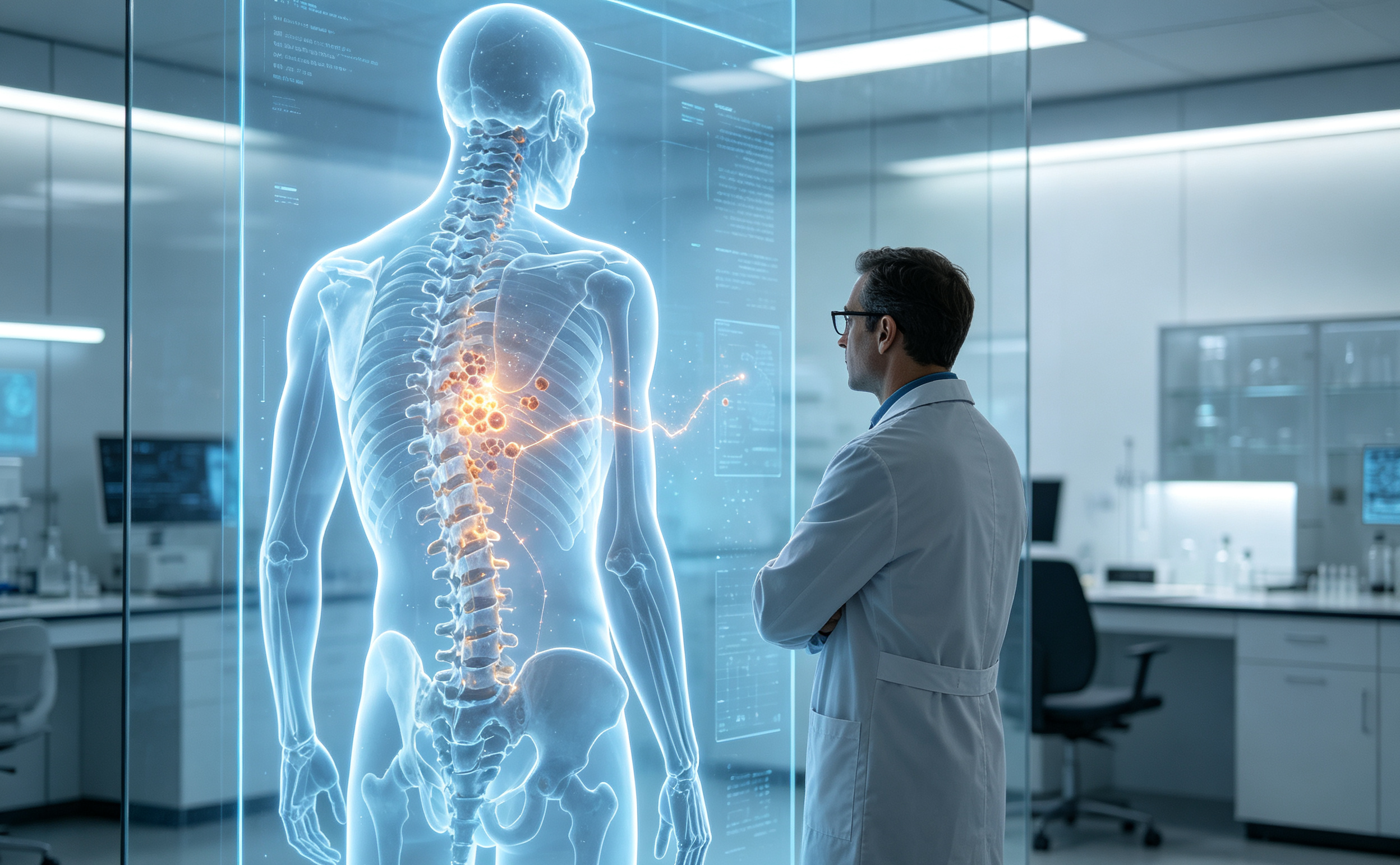Cancer Cells Can Drift to the Spine